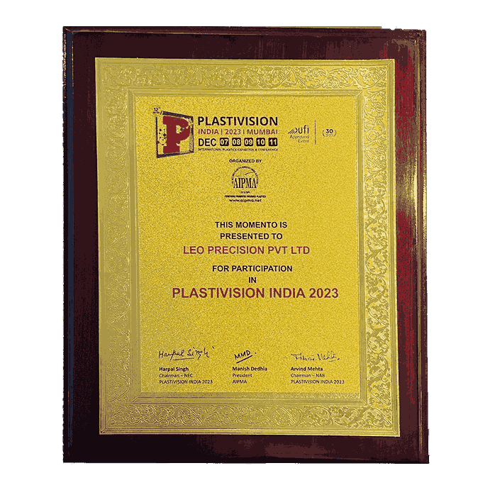 PlastiVision India 2023 Award | LEO Precision